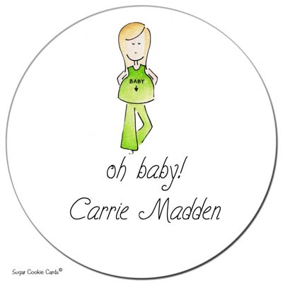 Sugar Cookie Gift Stickers - Oh Baby 1 Sugar Cookie Gift Stickers - Oh Baby 1